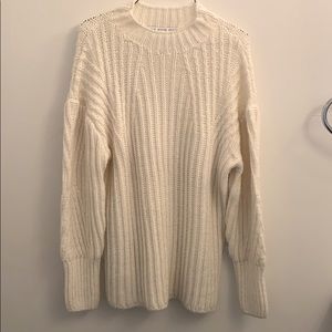 Oversized chunky sweater